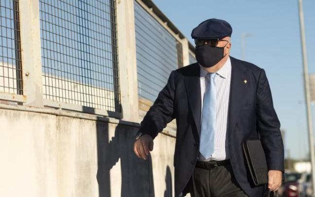 Villarejo, este miércoles a su llegada a la Audiencia Nacional.