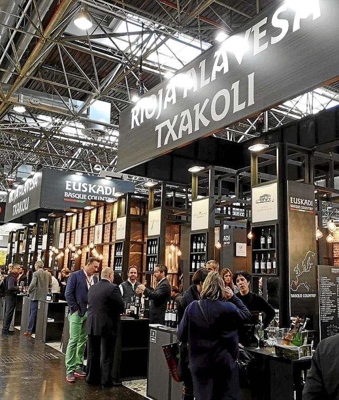 Presencia de vinos alaveses en la última edición de ProWein (2019). Foto: DNA