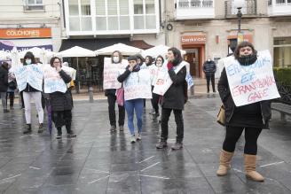 Concentración en el día internacional para la eliminación de la violencia contra la mujer.