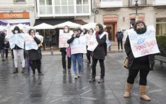 Concentración en el día internacional para la eliminación de la violencia contra la mujer.