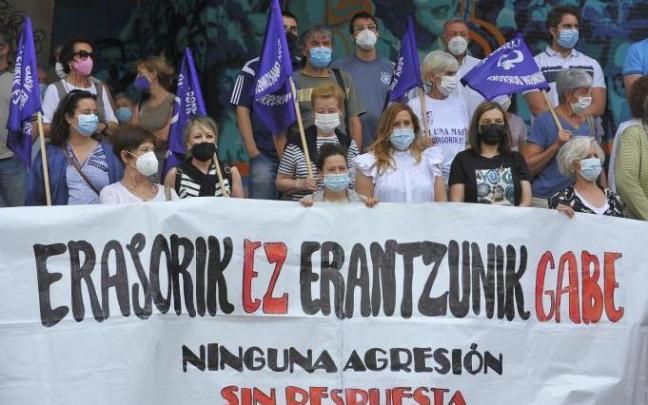 Manifestación contra la violencia machista