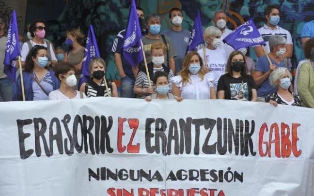 Manifestación contra la violencia machista.