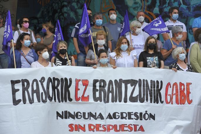 Manifestación contra la violencia machista.