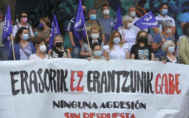 Manifestación contra la violencia machista.