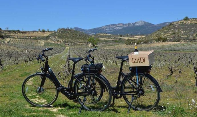 Visita en bicicleta eléctrica a Bodegas Izadi