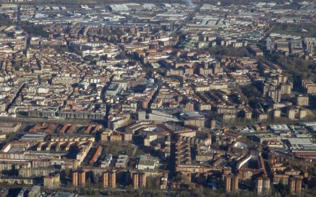Vista aérea de Vitoria.
