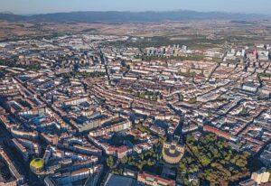 Vista aérea de Vitoria-Gasteiz.