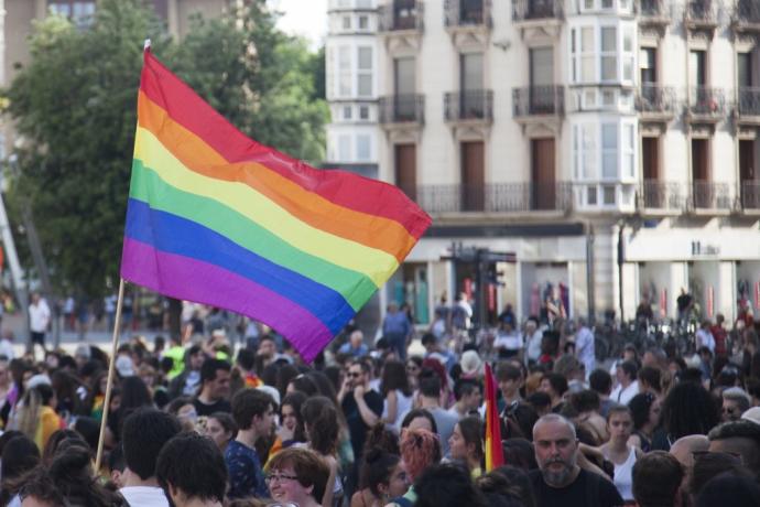 Manifestación del Día Internacional del Orgullo LGTBI+ en Vitoria