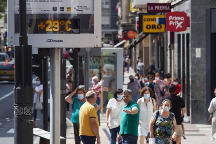 Termómetro en Vitoria