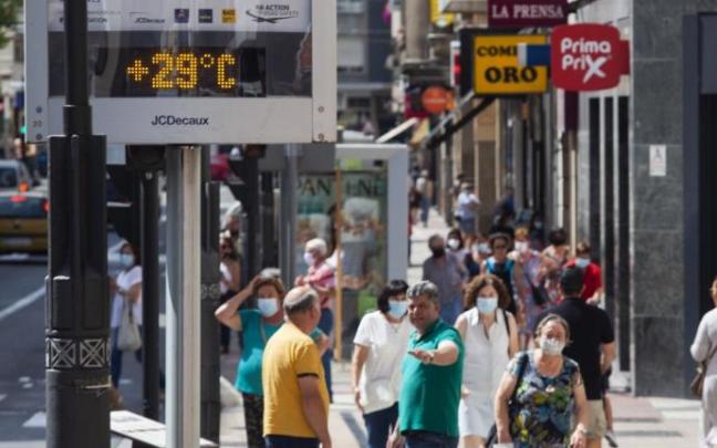 Termómetro en Vitoria