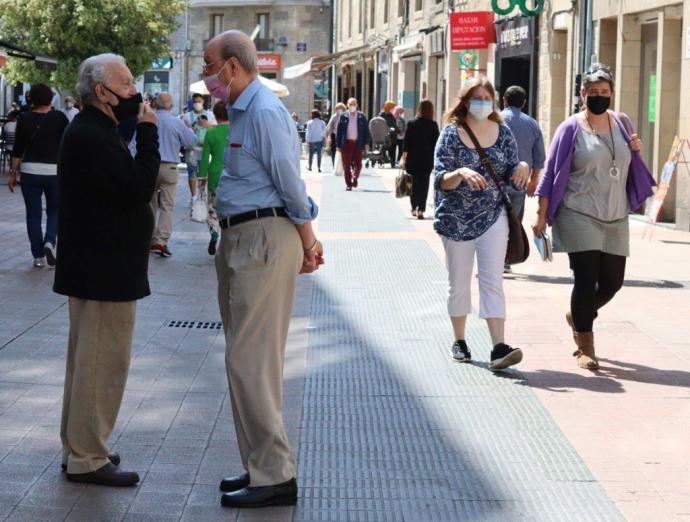 Gente en Vitoria