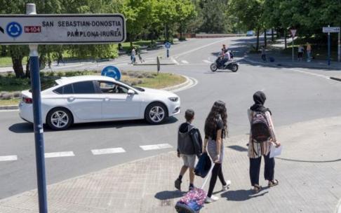 Rotonda en la que se produjo el atropello mortal