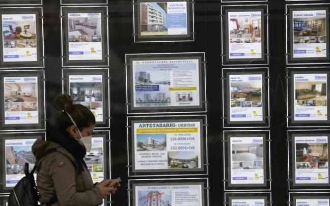 La compraventa de viviendas en Euskadi bajó un 6,1 % en octubre