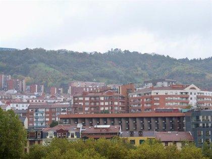 Vista de bloques de viviendas en Bilbao