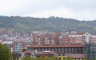 Vista de bloques de viviendas en Bilbao Vista de bloques de viviendas en Bilbao