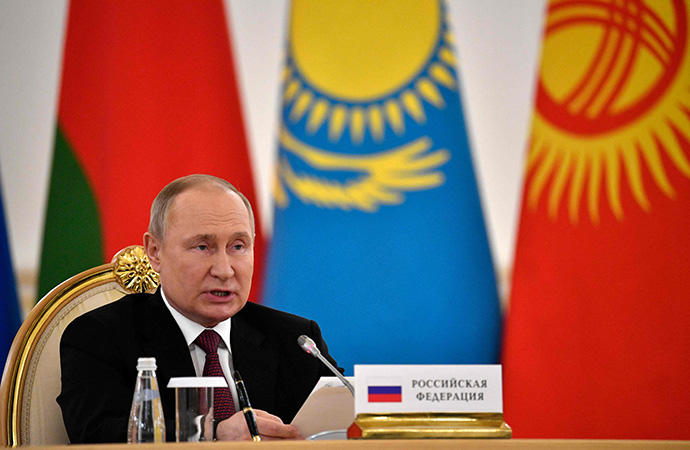 Putin durante un encuentro en el Kremlin.