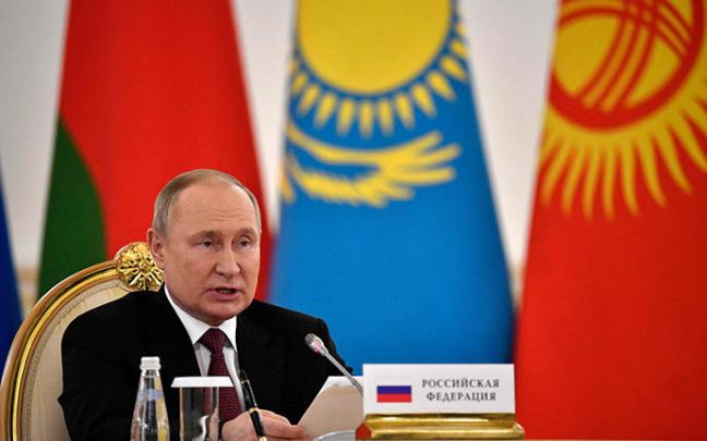 Putin durante un encuentro en el Kremlin.