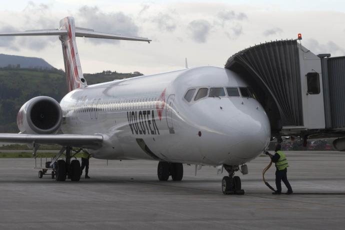 Volotea apostó con las autoridades de Castellón para abrir una nueva ruta con Bilbao el pasado año