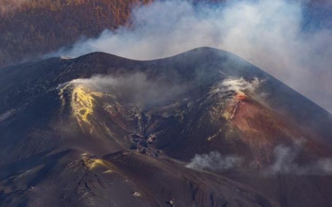 Imagen del volcán de Cumbre Vieja. Imagen del volcán de Cumbre Vieja.
