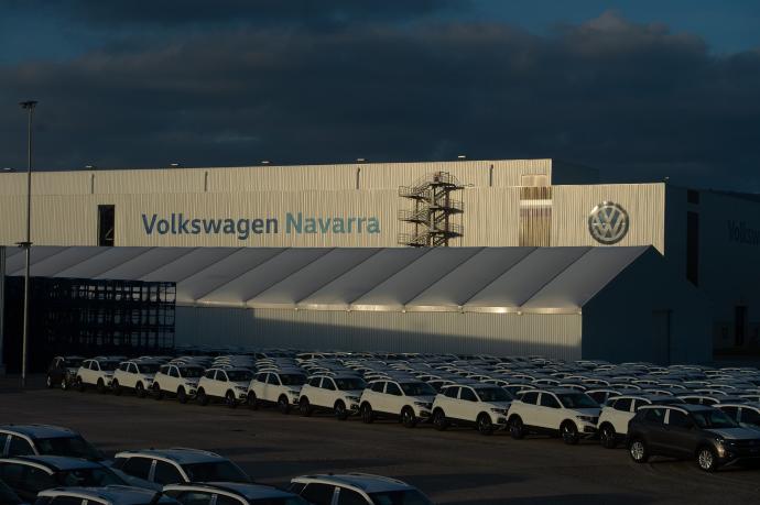 Vista de la fábrica de Volkswagen Navarra.