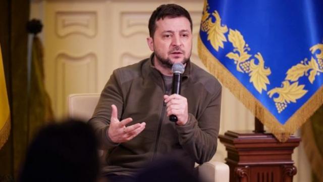 El presidente ucraniano, Volodomir Zelenski.