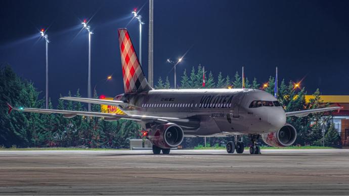 Un avión de Volotea.