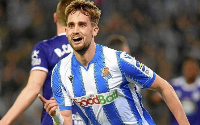 Januzaj, tras su decisiva diana contra el Valladolid, en febrero de 2020. Foto: R. Plaza