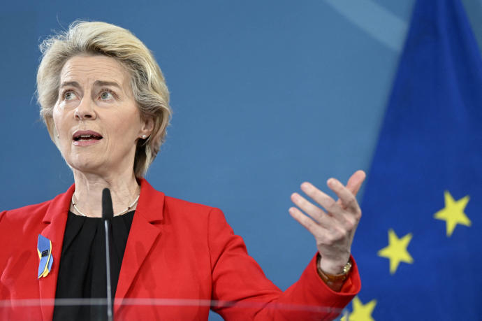 Von der Leyen, presidenta de la Comisión Europea.