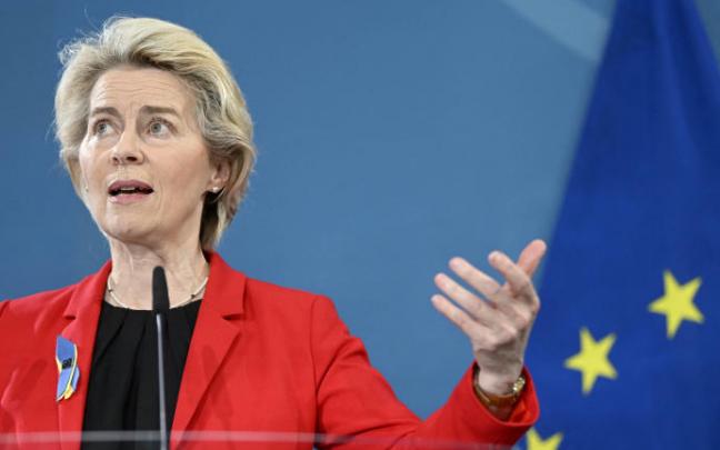 Von der Leyen, presidenta de la Comisión Europea.