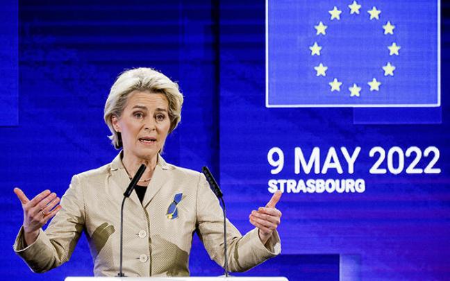 La presidenta de la CE, Ursula von der Leyen.