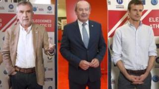 Iñaki Arechabaleta, Ricardo Barkala y Jon Uriarte.