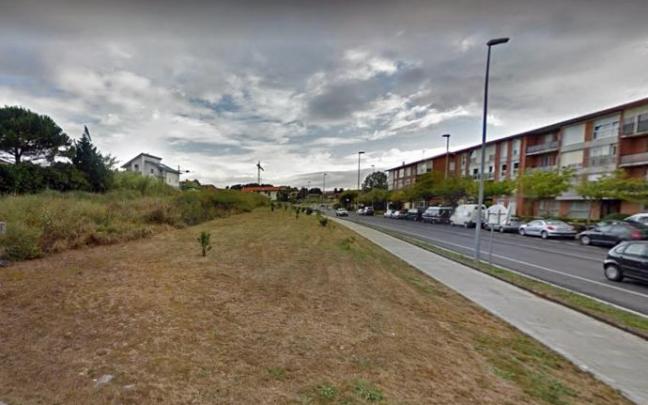 Parcela de Sopela donde se construirán VPO