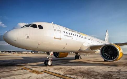 Un avión de Vueling Un avión de Vueling