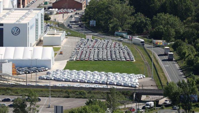 La factoría de VW Navarra en Landaben.