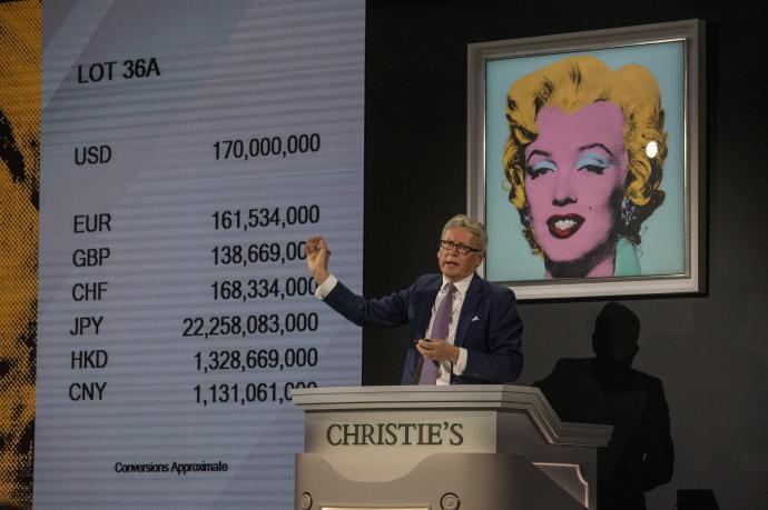 "Shot Sage Blue Marilyn" ha sido subastado en la casa Christies de Nueva York.