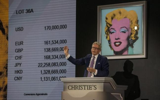 "Shot Sage Blue Marilyn" ha sido subastado en la casa Christies de Nueva York.