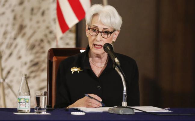 La secretaria de Estado adjunta de EEUU, Wendy Sherman.