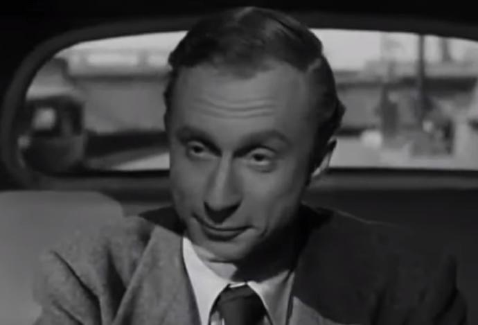 Norman Lloyd en 'Sabotaje', de Alfred Hitchcock