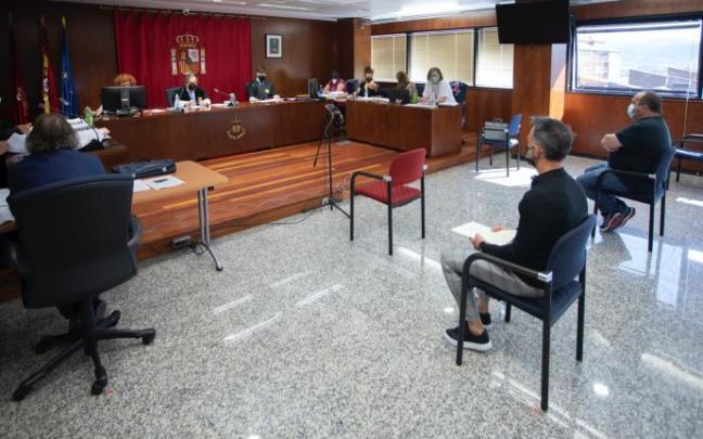 Celebración del juicio este miércoles en la Audiencia Provincial de Navarra. Celebración del juicio este miércoles en la Audiencia Provincial de Navarra.