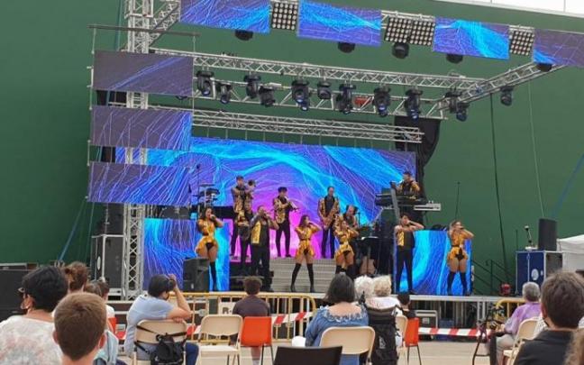 La Orquesta Nueva Era, en uno de sus últimos bolos