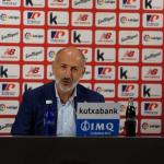 Aitor Elizegi, durante la rueda de prensa.