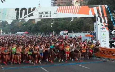 Salida de la carrera.