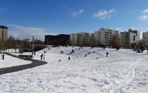 Los trineos vuelven a Borinbizkarra, Zabalgana y Salburua