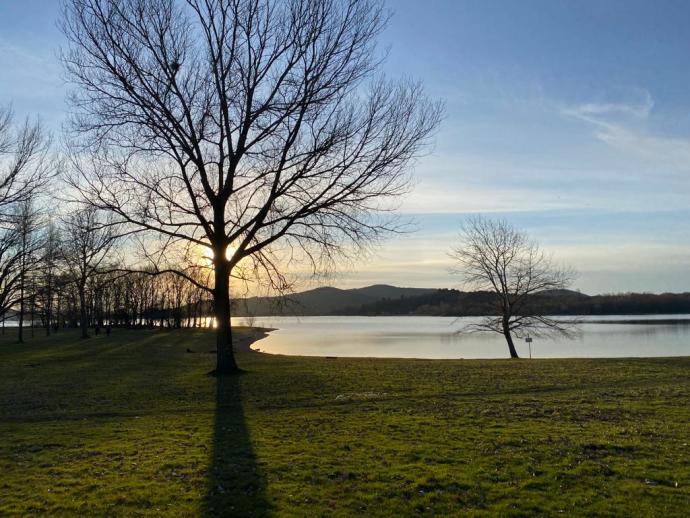 El pantano de Landa en Vitoria.