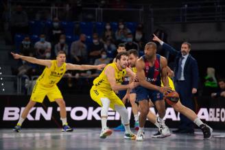 Jayson Granger, durante el partido ante el UCAM Murcia.