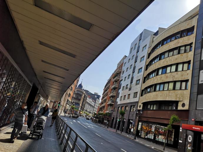 El Edificio Echevarría está ubicado en pleno centro de la ciudad de Bilbao.