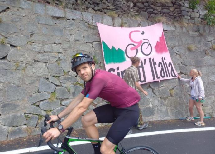 Asier Illarramendi subiendo el Mortirolo