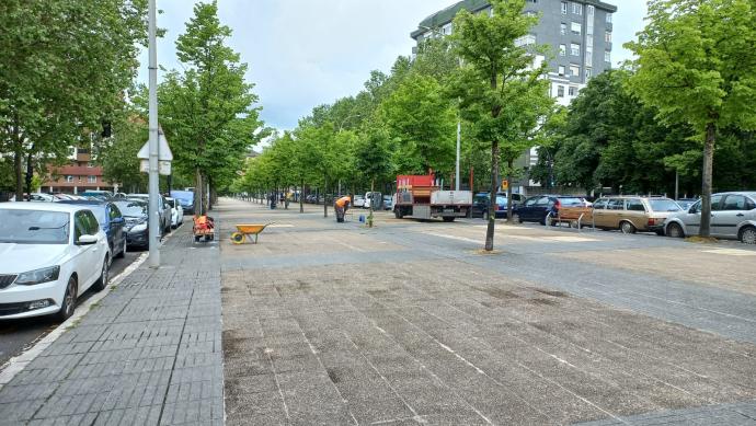 Paseo de la calle Valladolid.