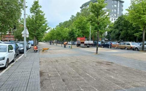 Paseo de la calle Valladolid. Paseo de la calle Valladolid.