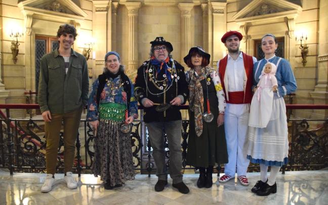 Presentación, esta mañana, de los desfiles de caldereros y de 'Iñude eta Artzainak' en Donostia Presentación, esta mañana, de los desfiles de caldereros y de 'Iñude eta Artzainak' en Donostia